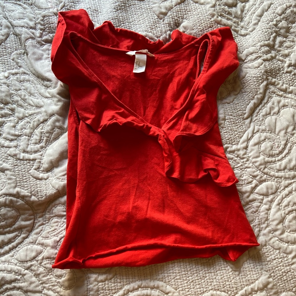 Red tank top